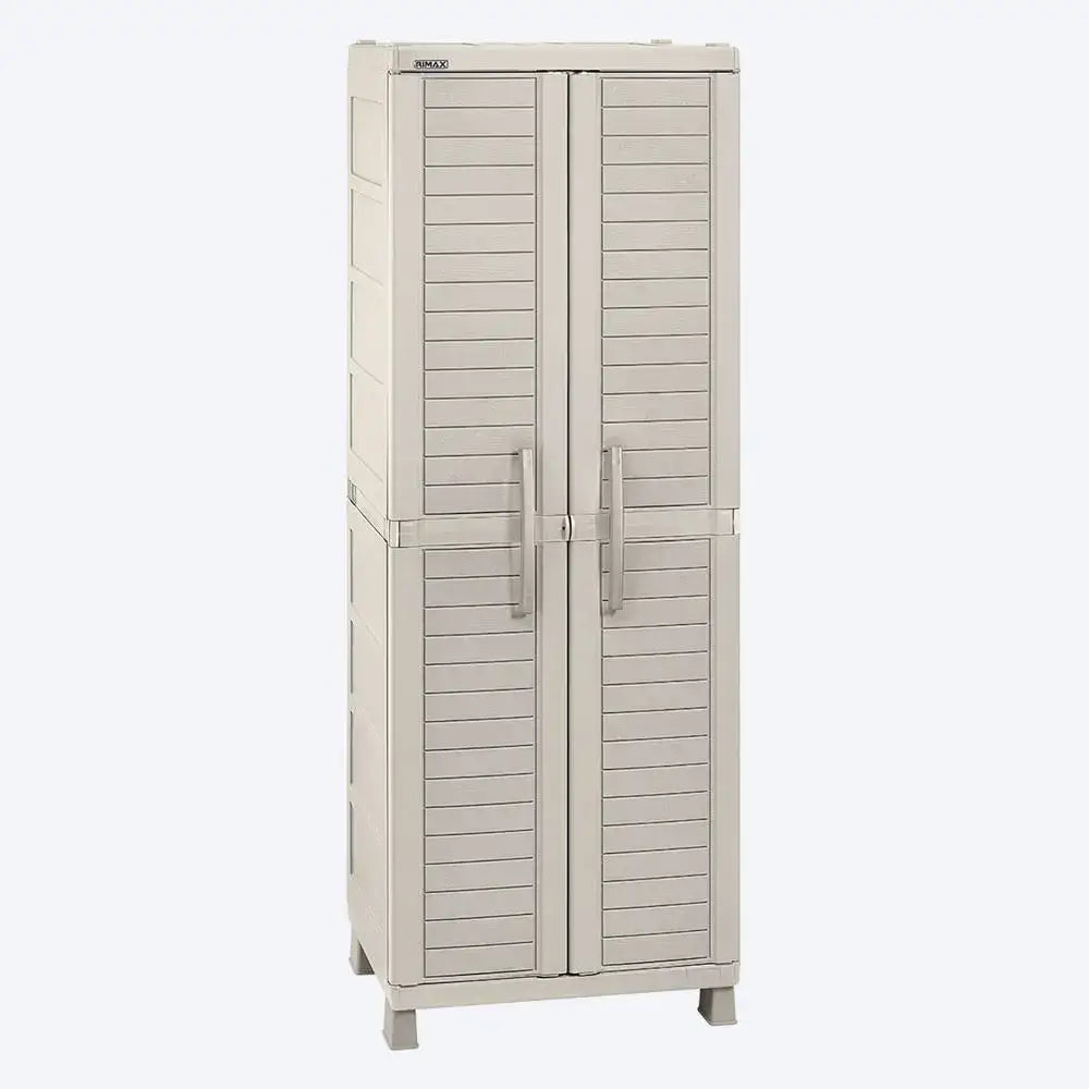 Ropero Plástico Grande Clásico Barú Color Taupe Rimax (9288) - Roperos