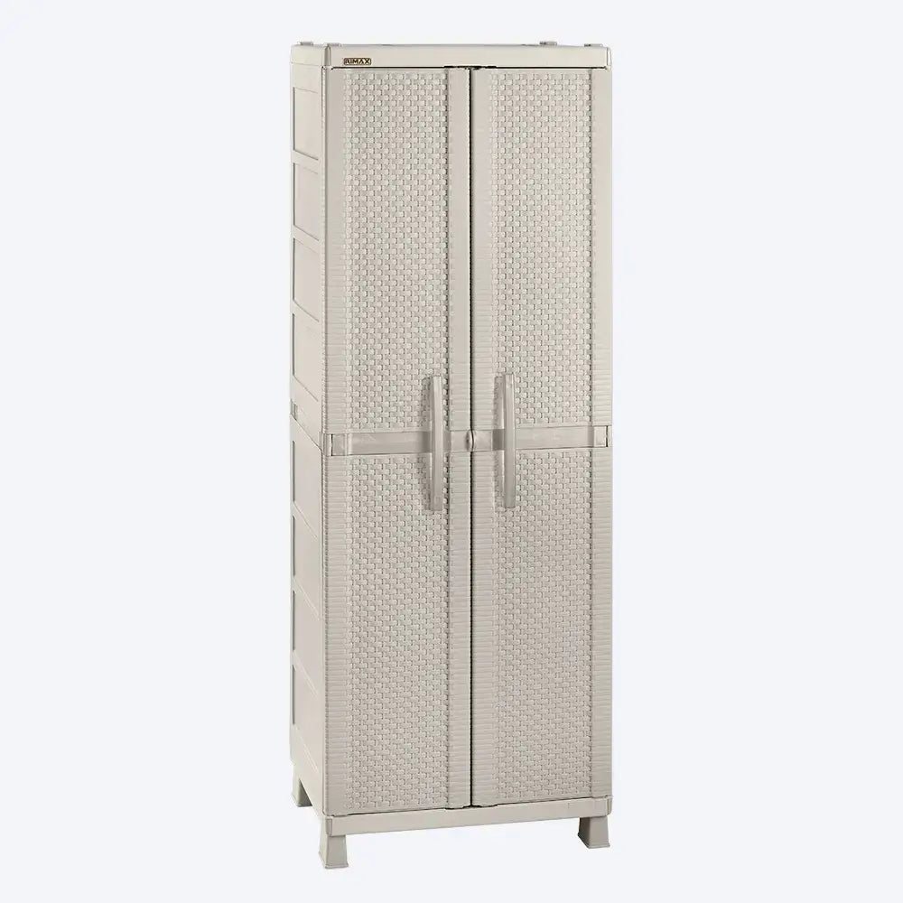 Ropero Plástico Grande Rattan Color Taupe Rimax (10369) - Roperos