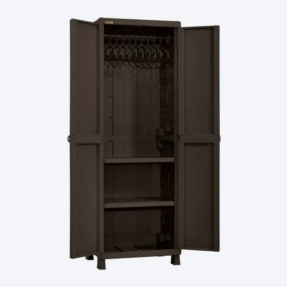 Ropero Plástico Grande Rattan Color Wengue Rimax (7511) - Roperos