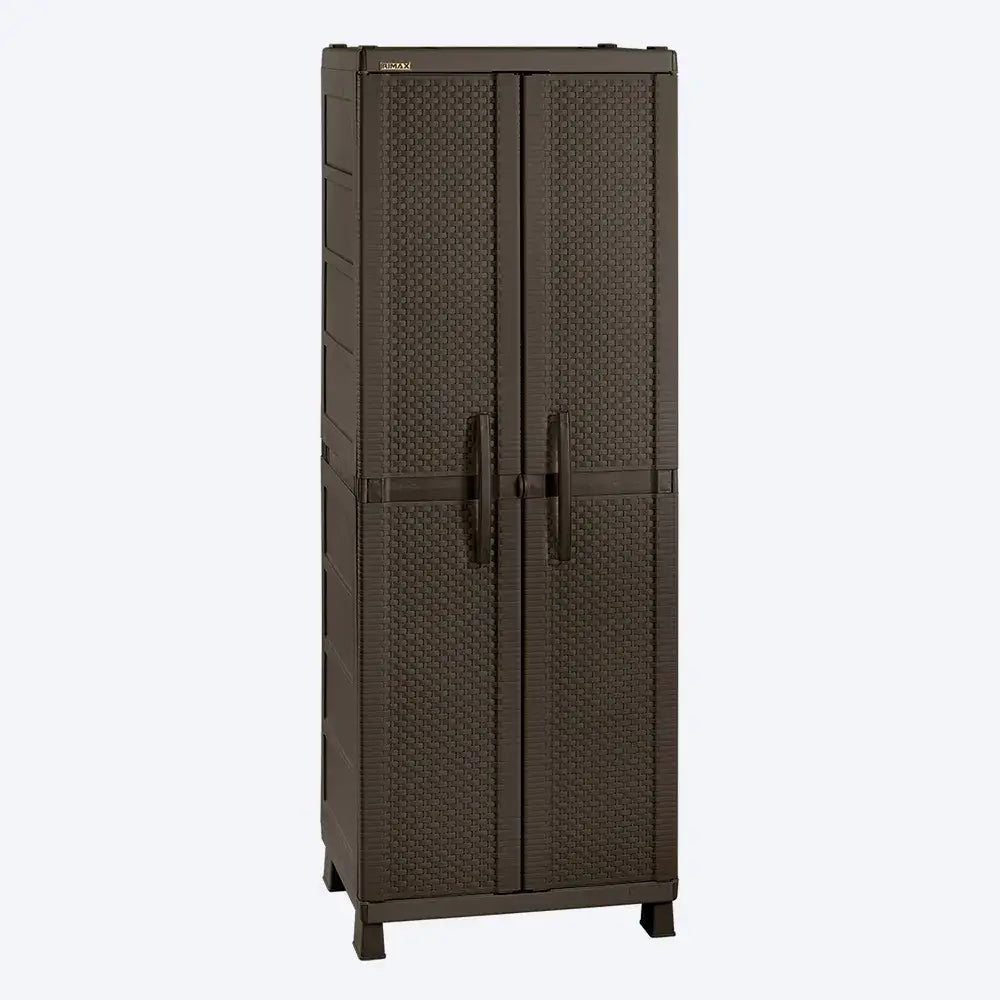 Ropero Plástico Grande Rattan Color Wengue Rimax (7511) - Roperos