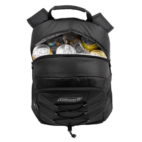 Hielera Tipo Mochila 28 Latas Coleman CHILLER Negra (2158133) yapcr.com Costa Rica