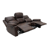 Sillón Reclinable Triple Tokoa Café (SA-4249) yapcr.com Costa Rica