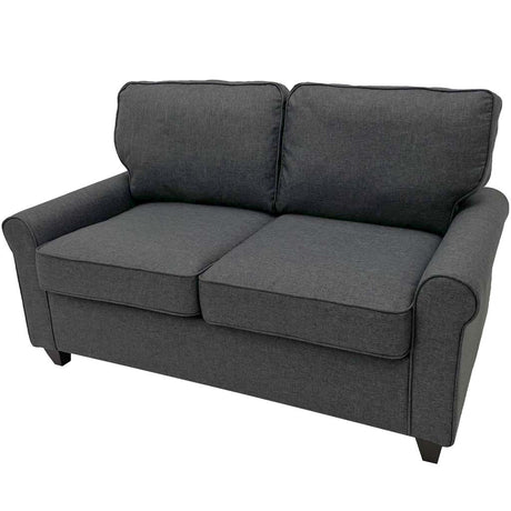 Sofá Cama Doble Lino Gris Tokoa (SA-4301) yapcr.com Costa Rica