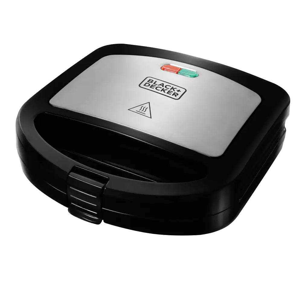 Sandwichera Panini Negra Acero 700 W Black + Decker (PAN24535) Sandwicheras