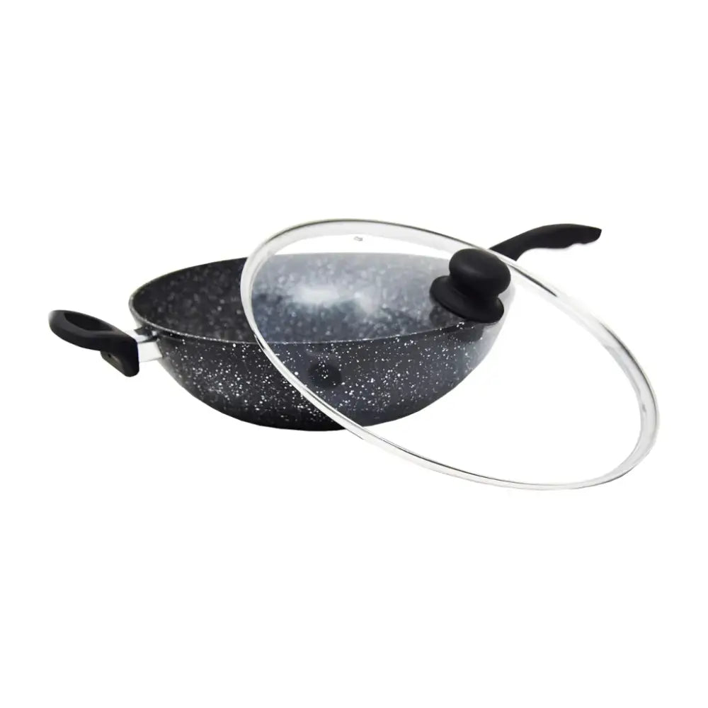 Sartén Wok Acabado Mármol 32 cm Westinghouse Negro (WCCW0009032MBB)
