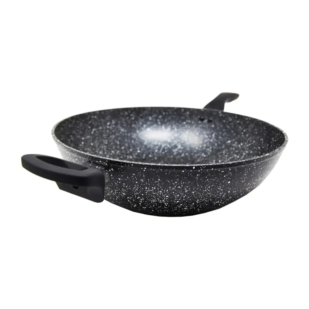 Sartén Wok Acabado Mármol 32 cm Westinghouse Negro (WCCW0009032MBB)