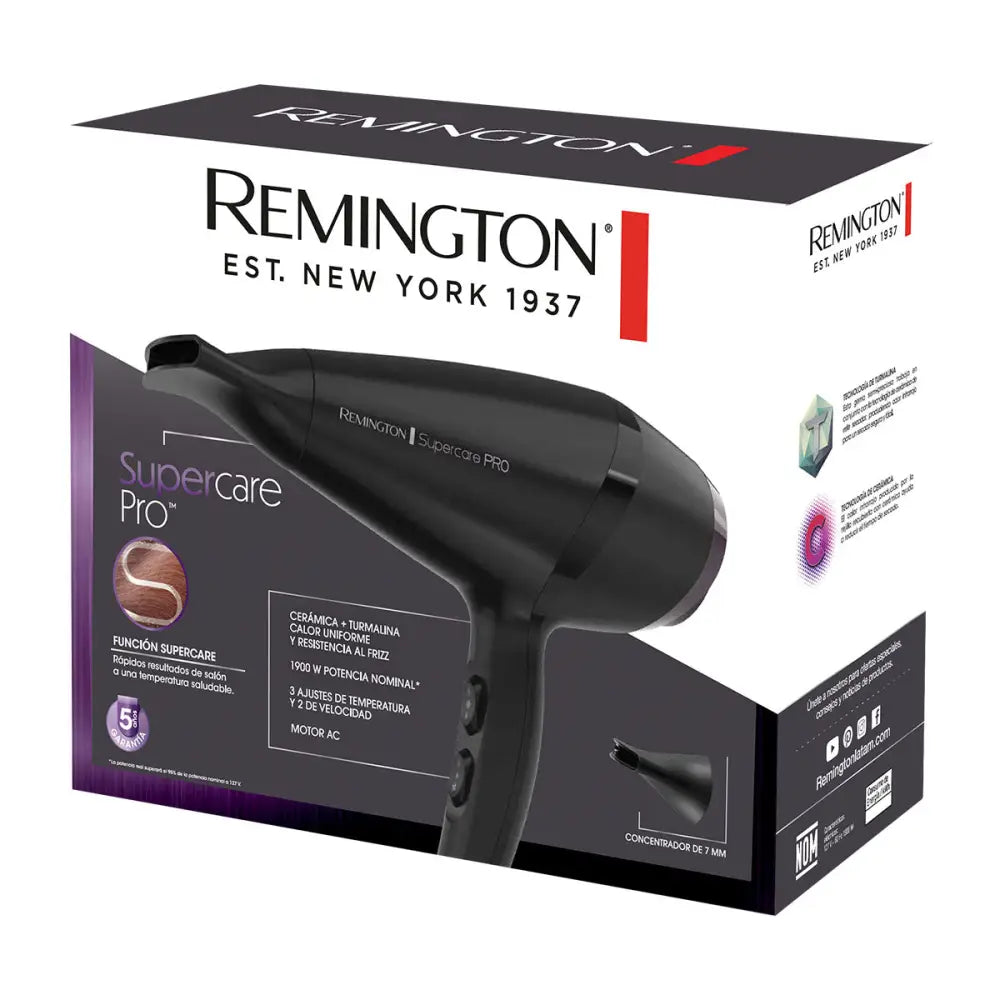 Secadora de Cabello Supercare Remington (D23A (110) F) - Secadoras