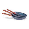 Set de 3 Sartenes Granito Gris Monix (30600)