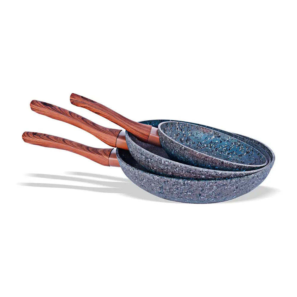 Set de 3 Sartenes Granito Gris Monix (30600)