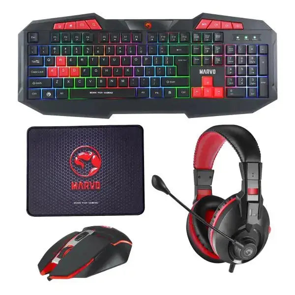 Set 4 en 1 Marvo Linea Scorpion (CM602) - Teclado