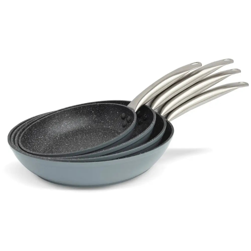 Set de 4 Sartenes Mármol Gris Monix (30400)