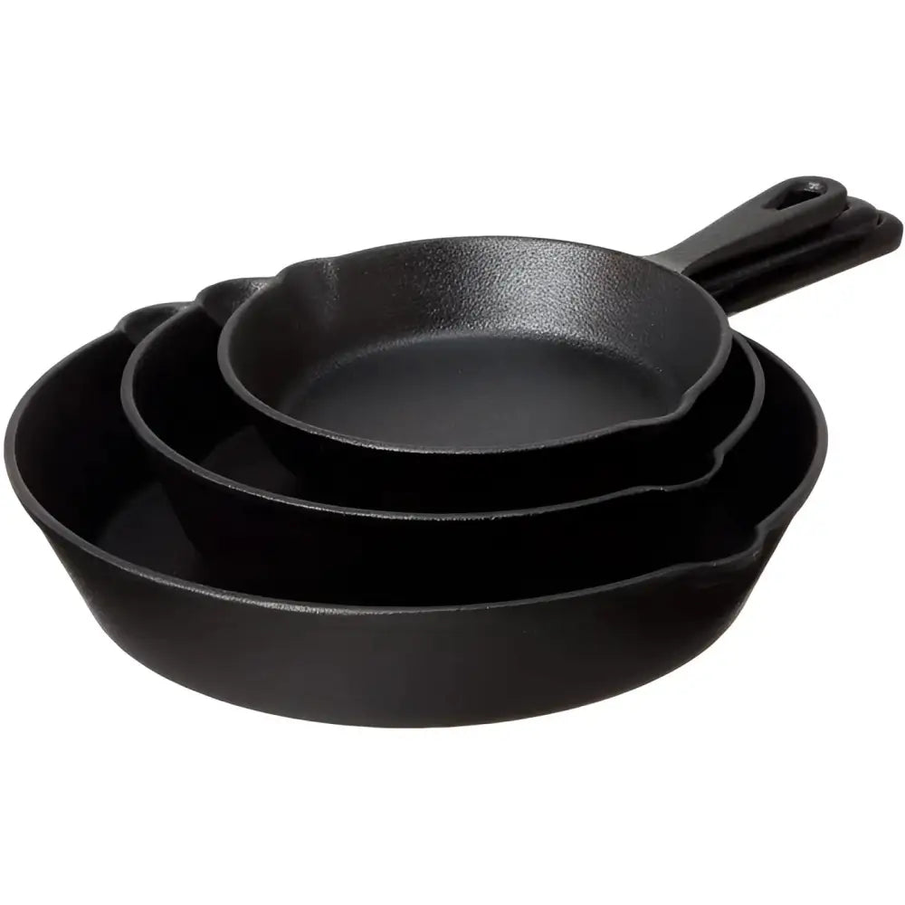 Set de Sartenes Hierro Fundido 3 Piezas Jim Beam (JB0195) Sartén