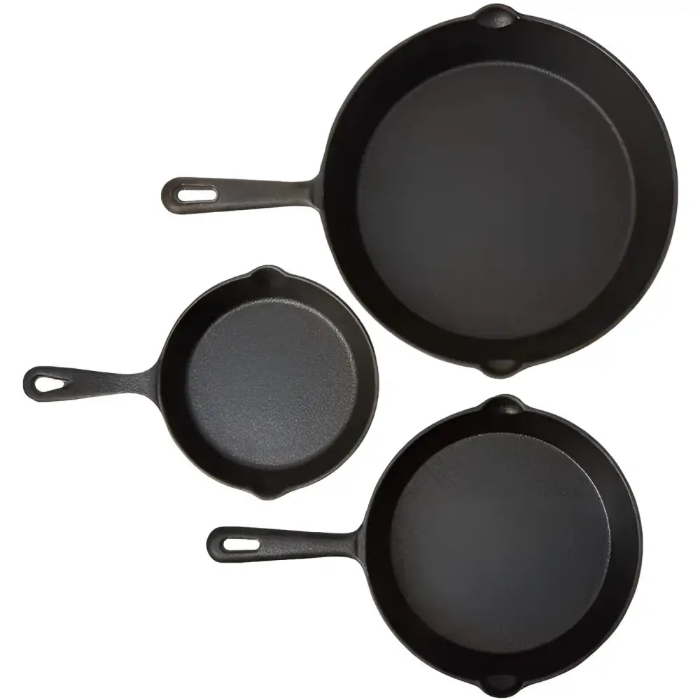 Set de Sartenes Hierro Fundido 3 Piezas Jim Beam (JB0195) Sartén