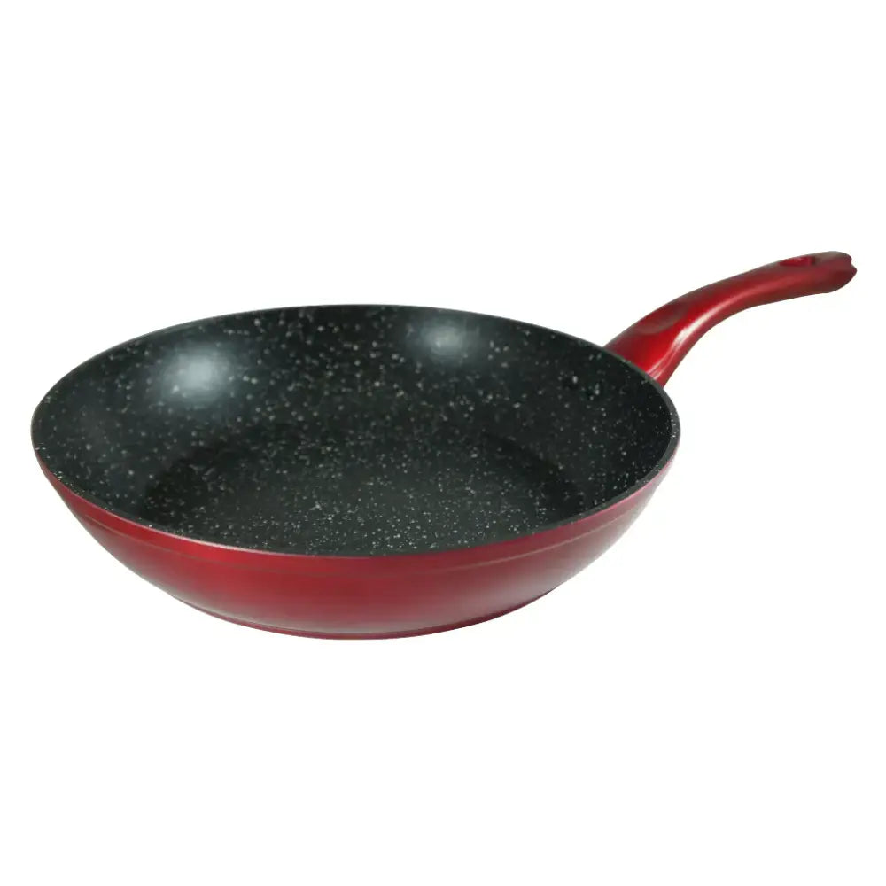 Set de Sartenes Rojos Mármol 4 Piezas Monix (704029)