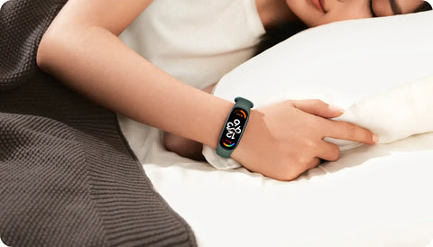 Pulsera Inteligente Xiaomi Mi Smart Band 7 GL Negra con modo siempre y alta resolución.