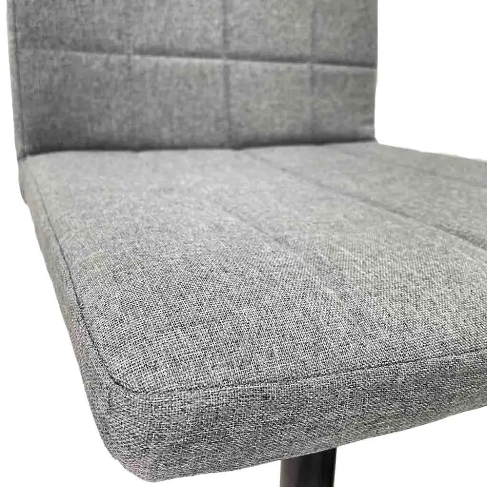 Silla de Bar con Asiento y Respaldo Acolchado en Color Gris Tokoa (AC-584) - Sillas