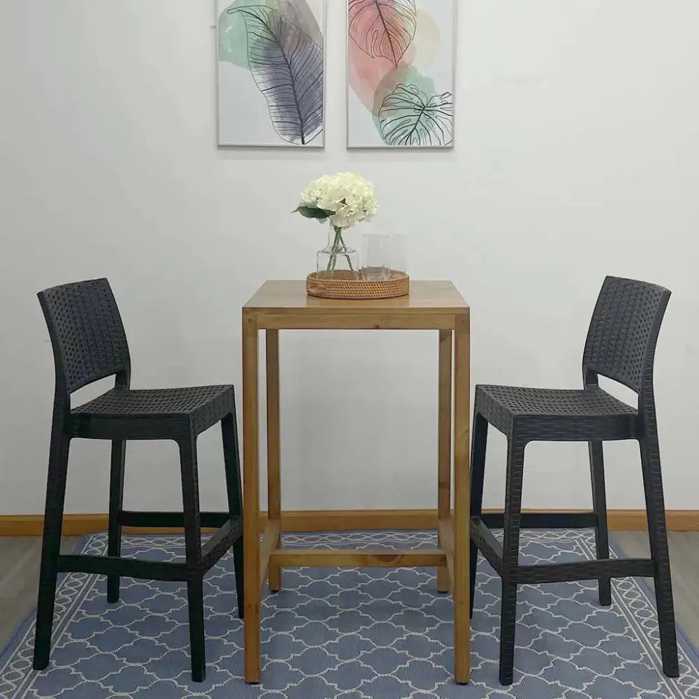 Silla Bar Plástica Tavarua Café Oscuro Reyplast (SLX294800) yapcr.com Costa Rica