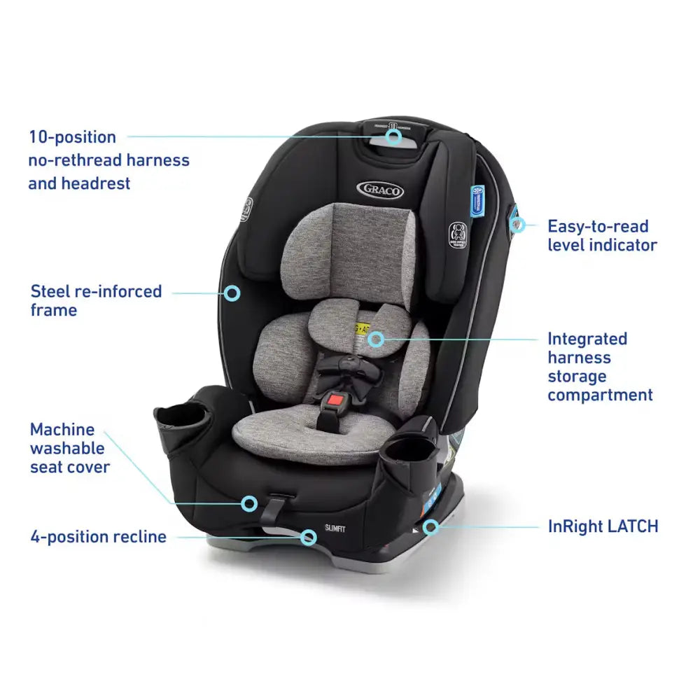 Silla para Carro 3 en 1 SlimFit Darcie Graco (2001876) - Sillas
