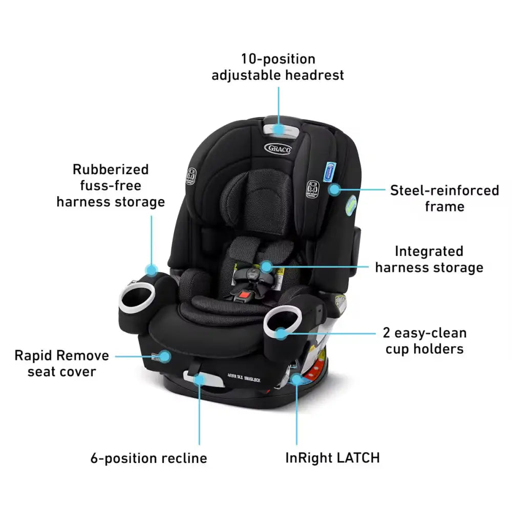 Silla para Carro 4 en 1 4Ever DLX Tomlin Graco (2214632) - Sillas