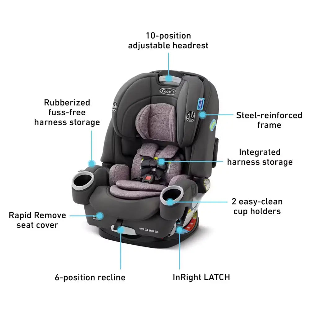 Silla para Carro 4Ever DLX Leila Graco (2214633) - Sillas