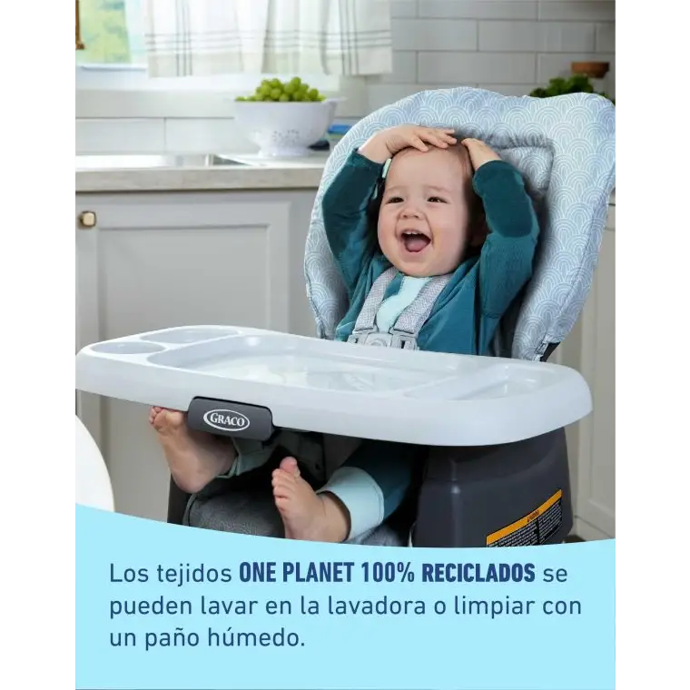 Silla de Comer Graco 5 en 1 Made2Grow Hudson (2203027) - Sillas