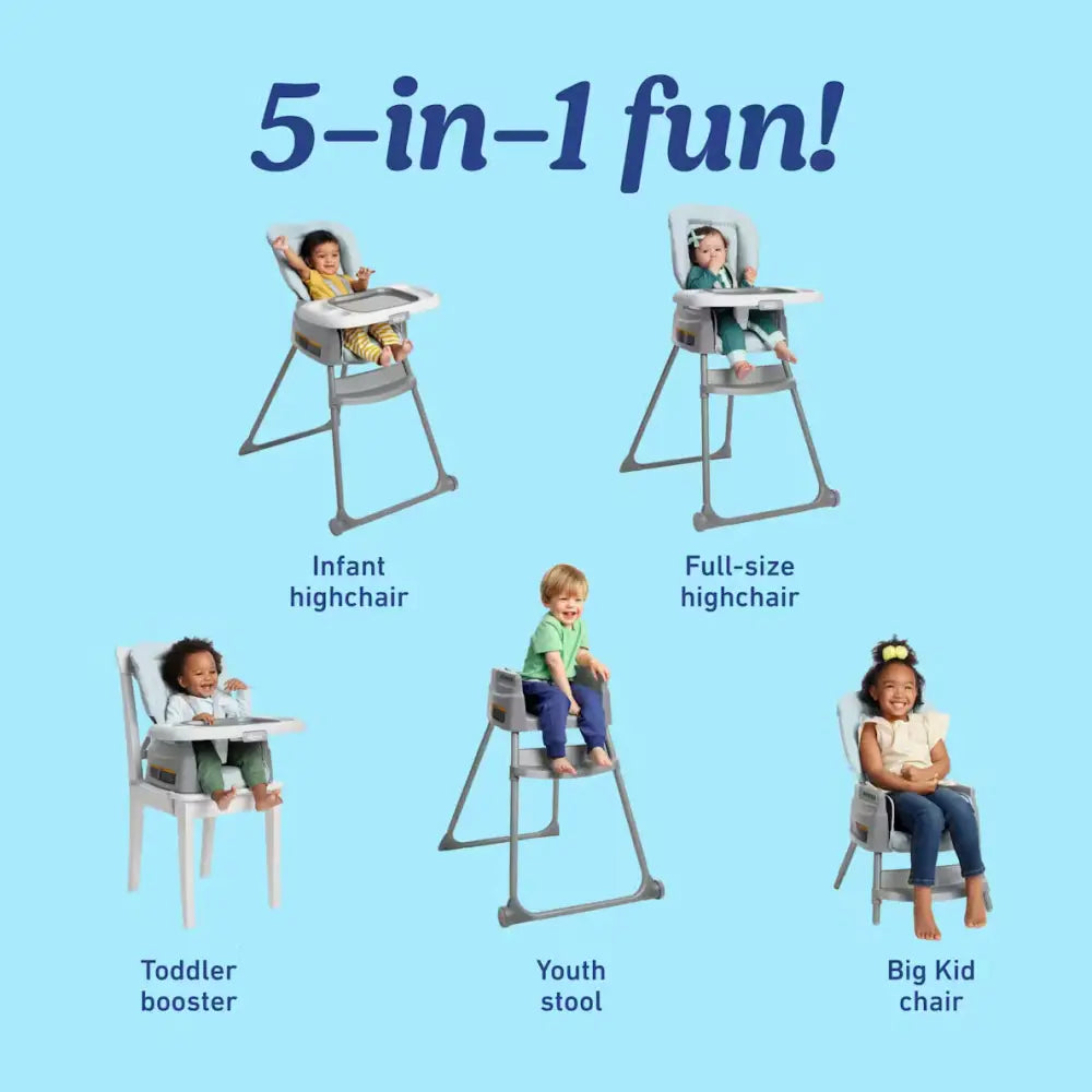 Silla de Comer Graco 5 en 1 Made2Grow Hudson (2203027) - Sillas