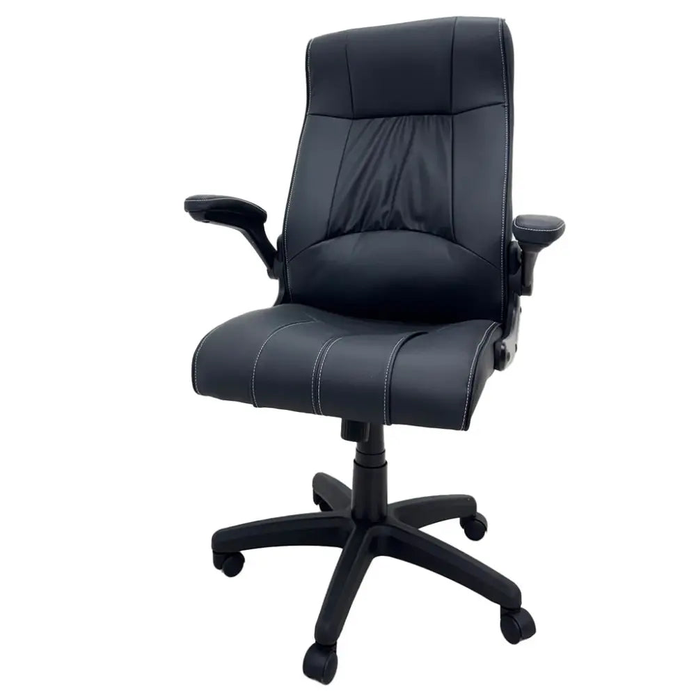 Silla de Escritorio Ejecutiva Vinilo Negro Tokoa (OS-2191) - Sillas