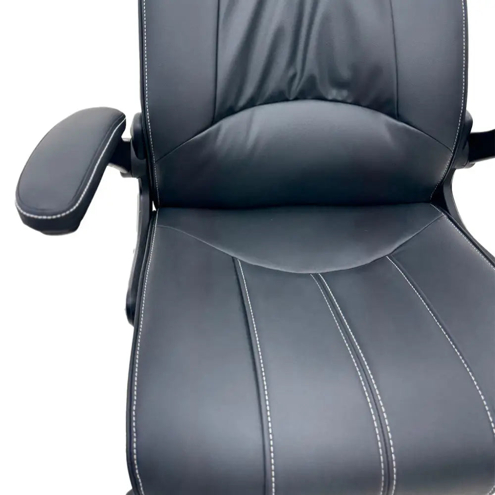 Silla de Escritorio Ejecutiva Vinilo Negro Tokoa (OS-2191) - Sillas