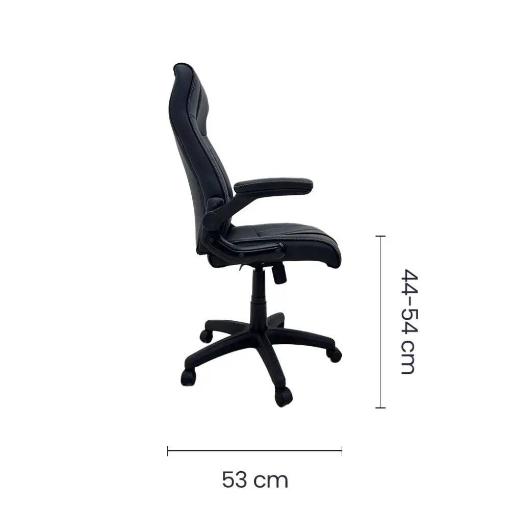 Silla de Escritorio Ejecutiva Vinilo Negro Tokoa (OS-2191) - Sillas