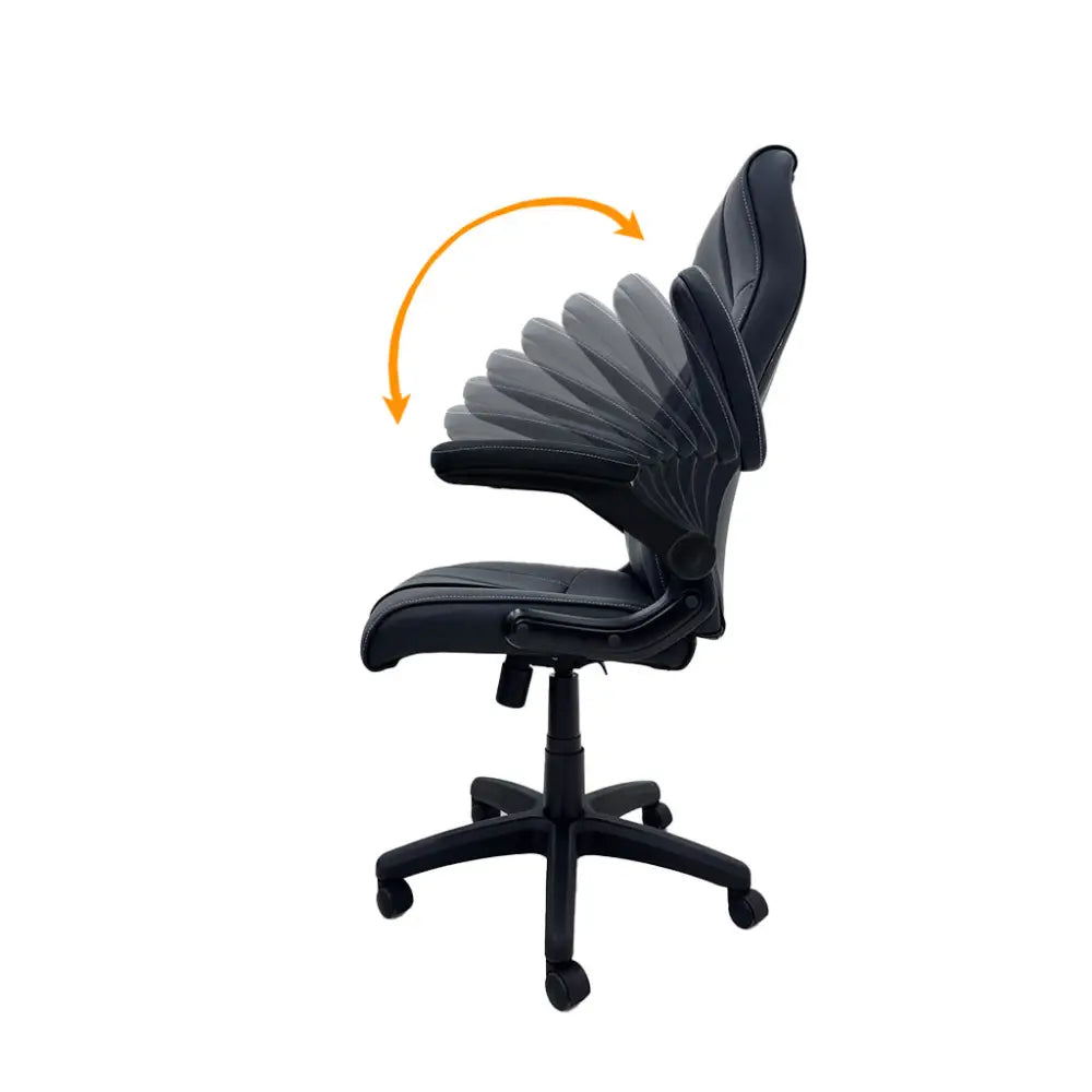 Silla de Escritorio Ejecutiva Vinilo Negro Tokoa (OS-2191) - Sillas