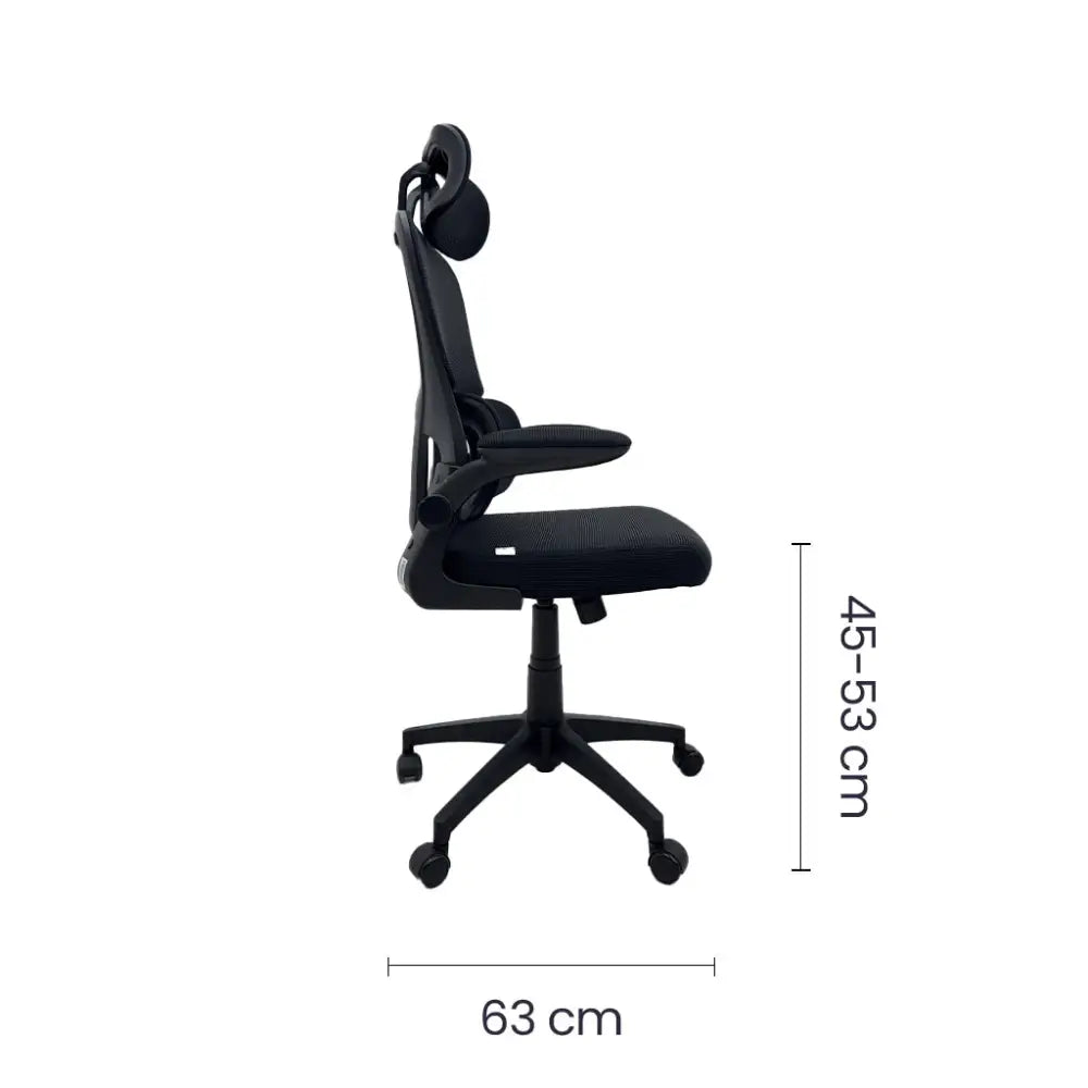 Silla de Escritorio Ergonómica Ejecutiva Negra Tokoa (OS-2192) - Sillas