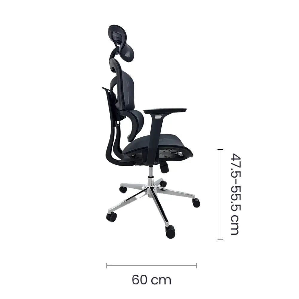 Silla de Escritorio Ergonómica Ejecutiva Negra Tokoa (OS-2197) - Sillas