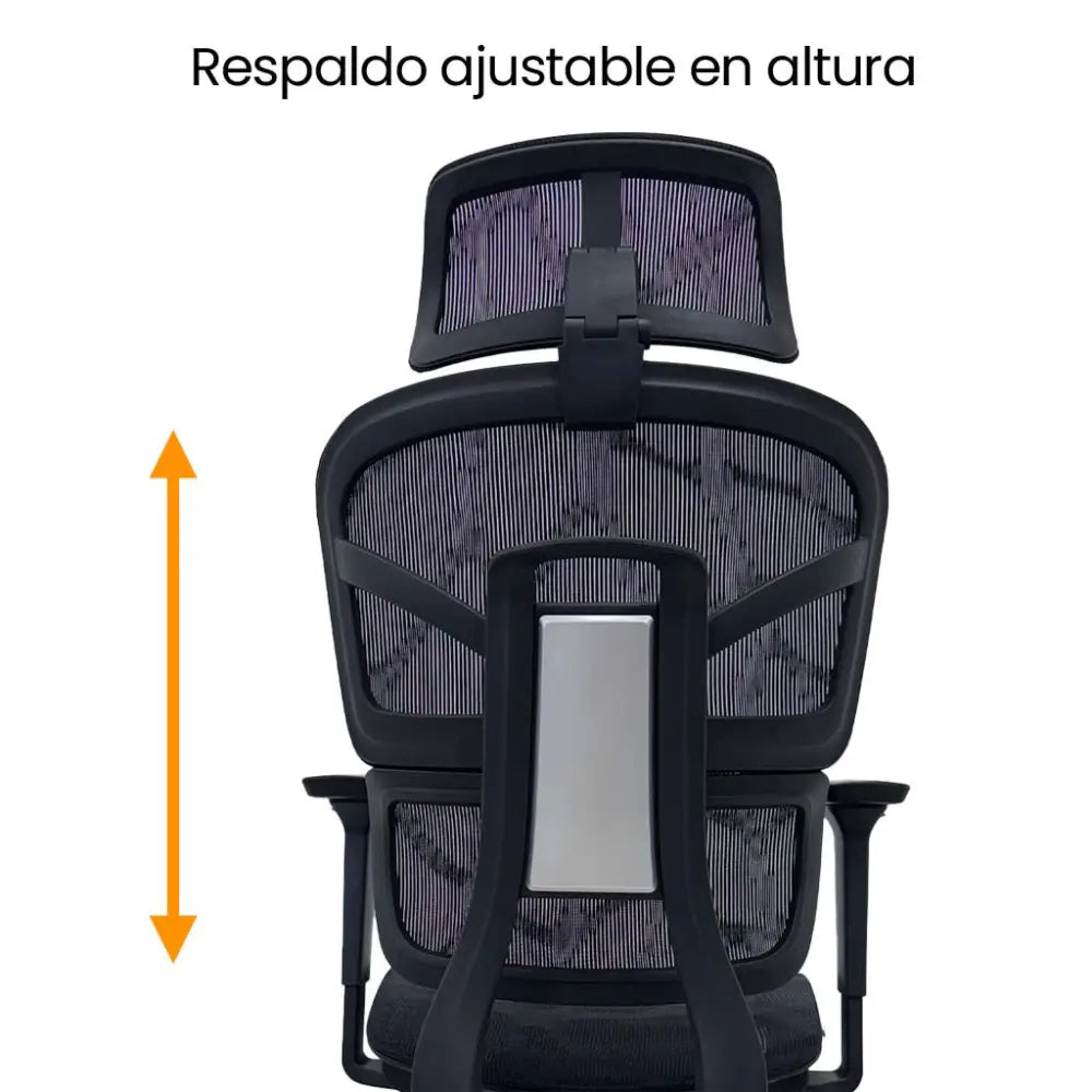 Silla de Escritorio Ergonómica Ejecutiva Negra Tokoa (OS-2197) - Sillas