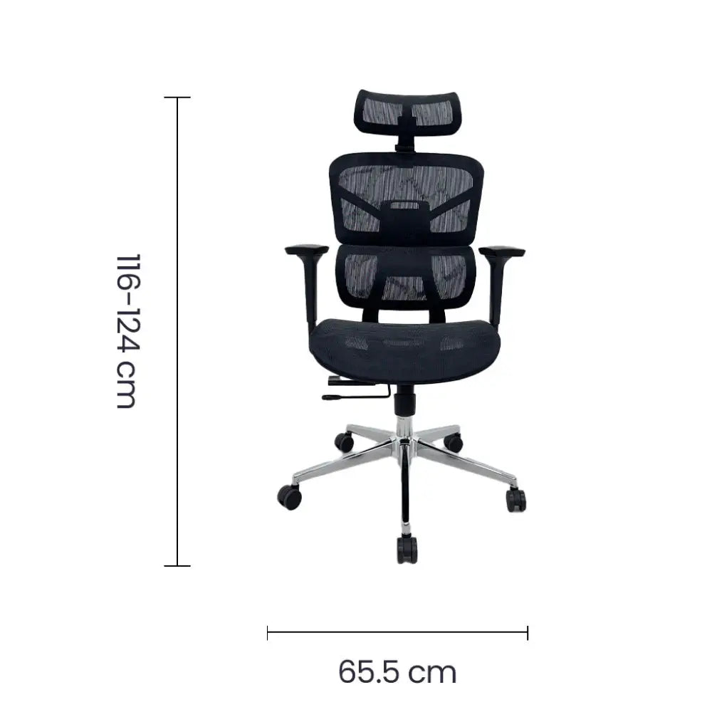 Silla de Escritorio Ergonómica Ejecutiva Negra Tokoa (OS-2197) - Sillas