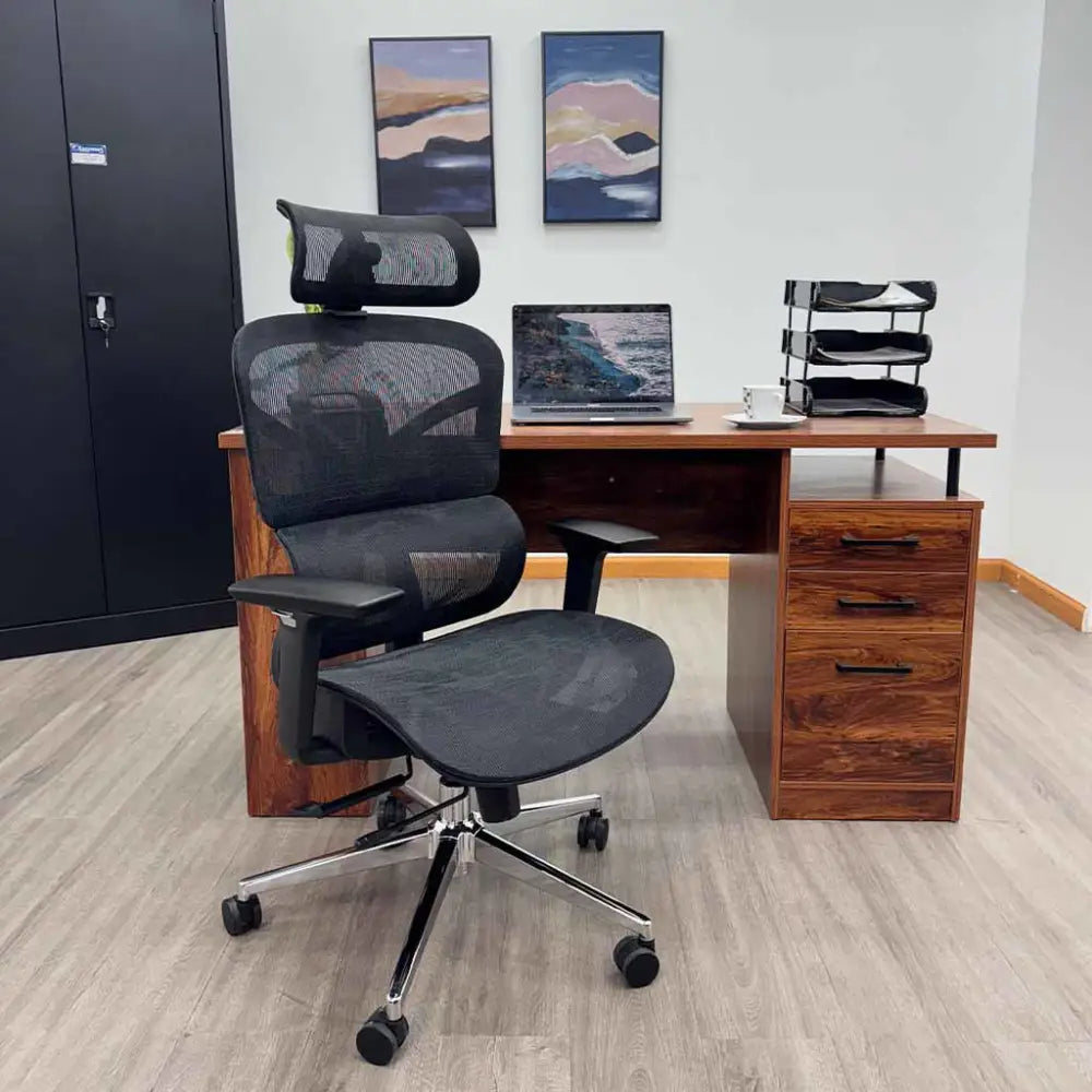 Silla de Escritorio Ergonómica Ejecutiva Negra Tokoa (OS-2197) - Sillas
