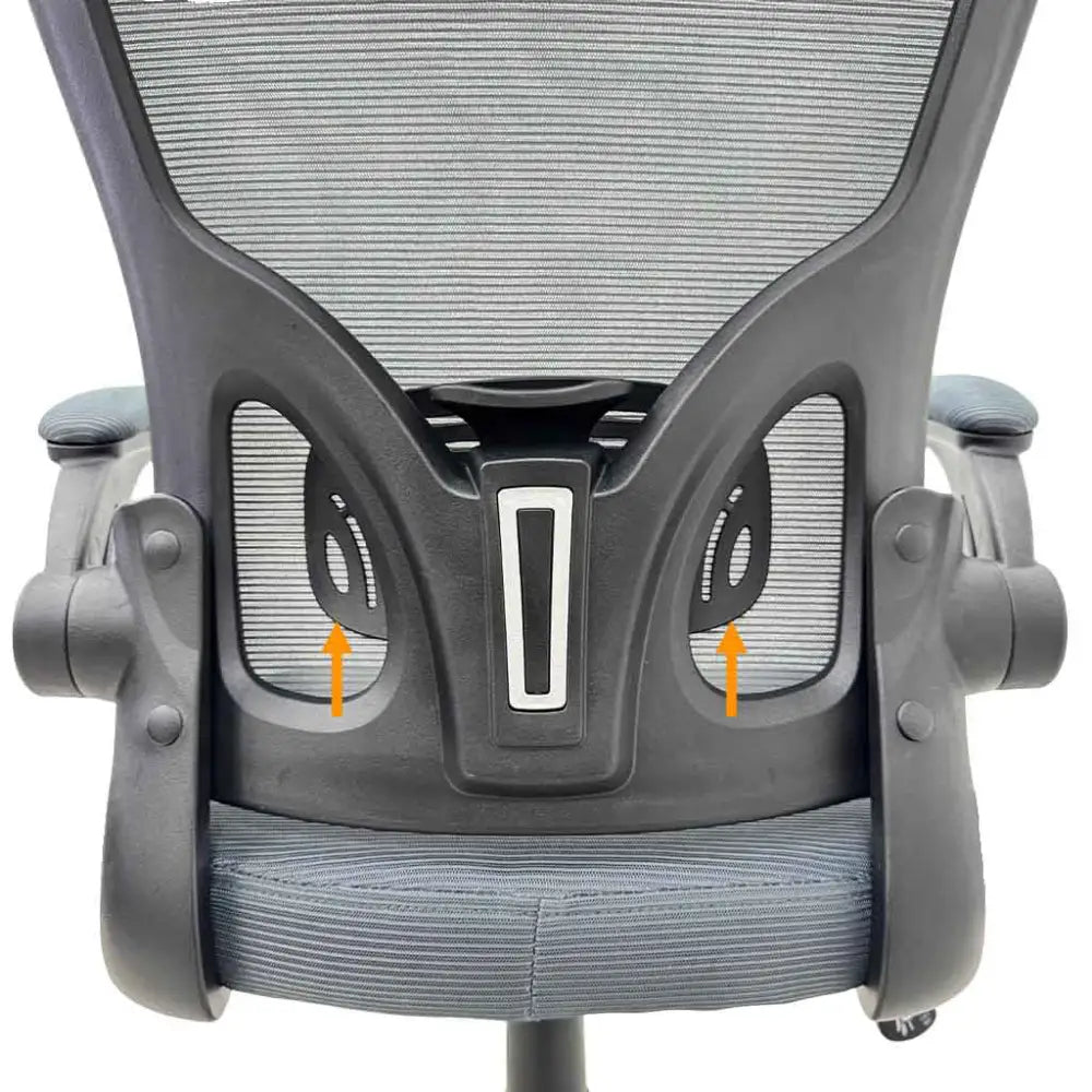 Silla de Escritorio Ergonómica Semi Ejecutiva Gris Tokoa (OS-2195) - Sillas