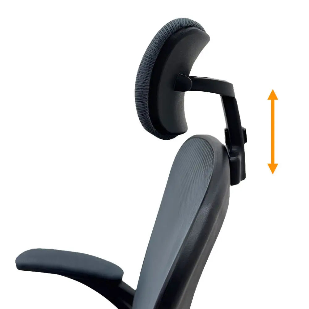 Silla de Escritorio Ergonómica Semi Ejecutiva Negra Tokoa (OS-2194) - Sillas