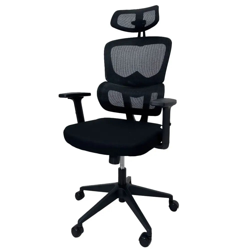 Silla de Escritorio Ergonómica Semi Ejecutiva Negra Tokoa (OS-2217) - Sillas