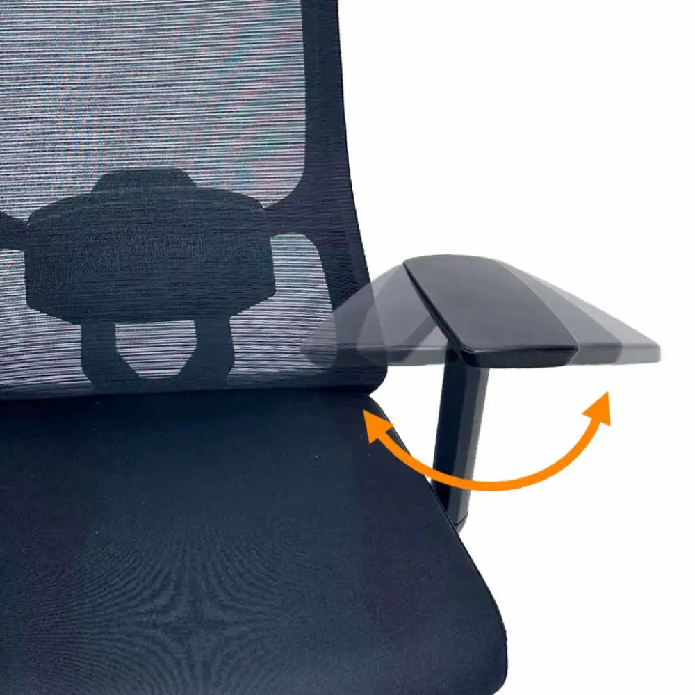 Silla de Escritorio Ergonómica Semi Ejecutiva Negra Tokoa (OS-2222) - Sillas