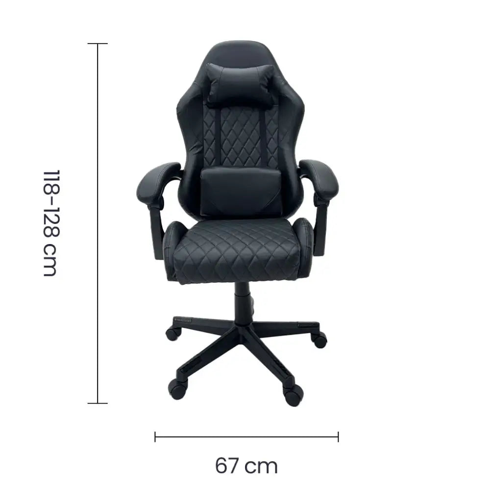 Silla Gamer Negra Tokoa (OS-2185) - Sillas de Escritorio