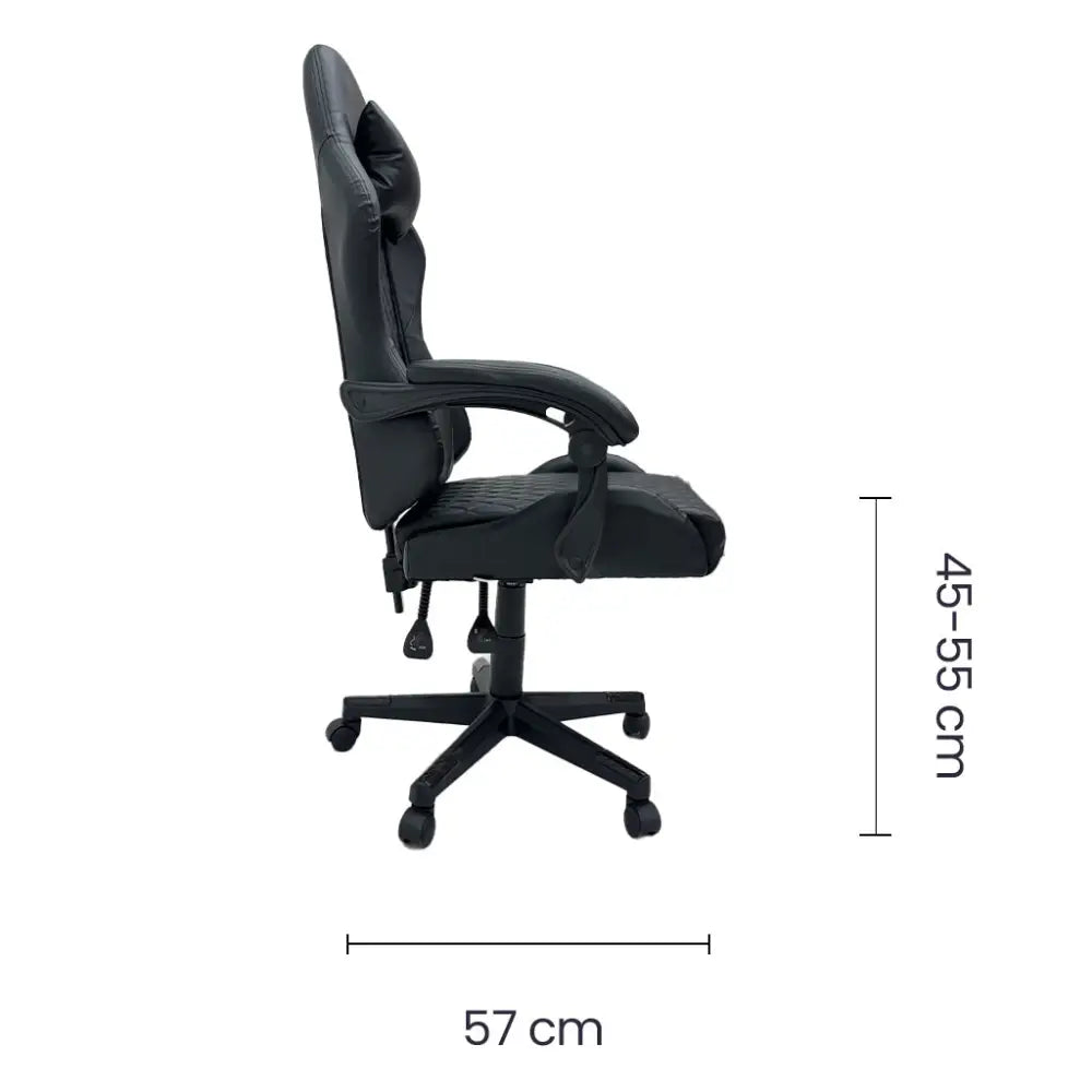Silla Gamer Negra Tokoa (OS-2185) - Sillas de Escritorio