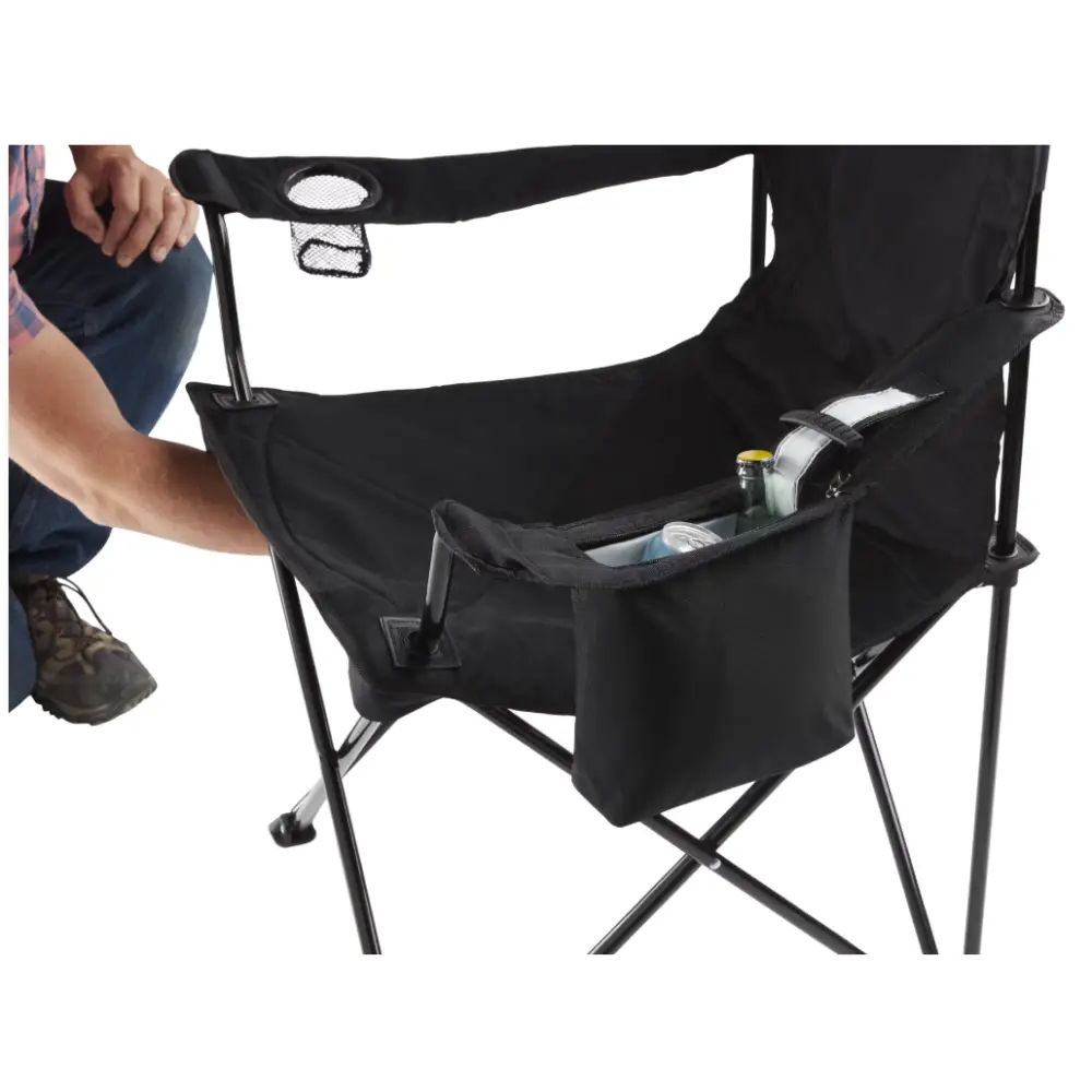 Silla Plegable con Hielera Coleman Quad V2 Negra (2000032007) - Sillas Plegables