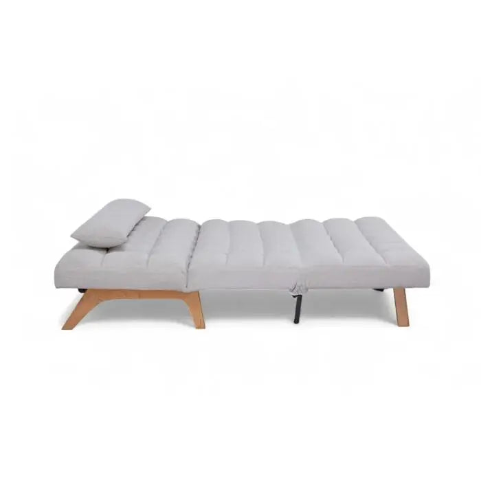 Sofá Cama Coral Tamaño Full Color Gris Claro