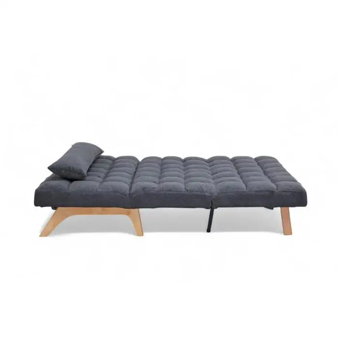 Sofá Cama Coral Tamaño Full Color Gris Oscuro