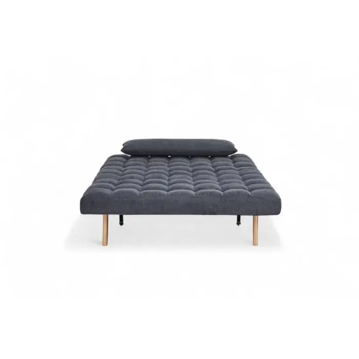 Sofá Cama Coral Tamaño Full Color Gris Oscuro