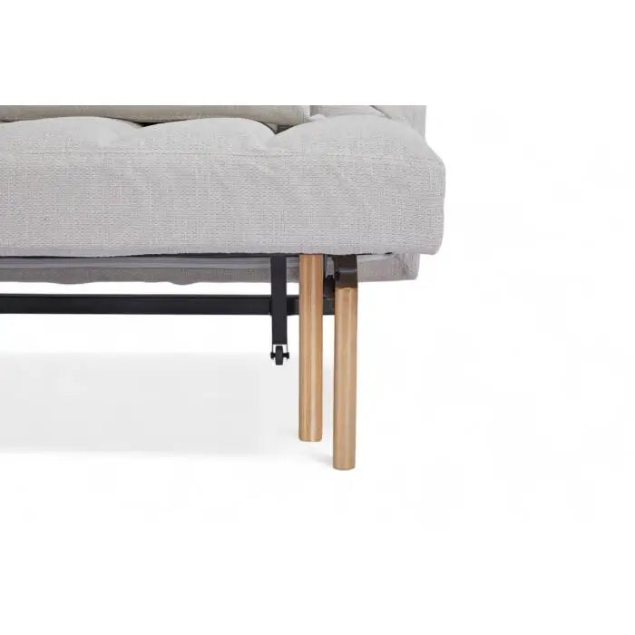 Sofá Cama Coral Tamaño Twin Color Gris Claro