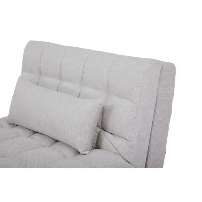 Sofá Cama Coral Tamaño Twin Color Gris Claro