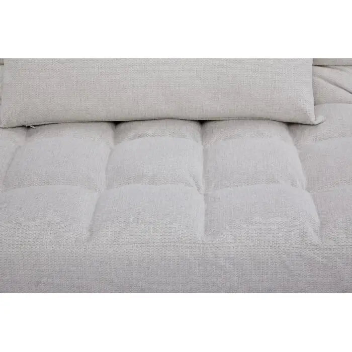 Sofá Cama Coral Tamaño Twin Color Gris Claro