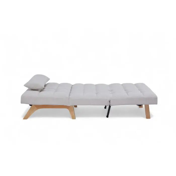 Sofá Cama Coral Tamaño Twin Color Gris Claro
