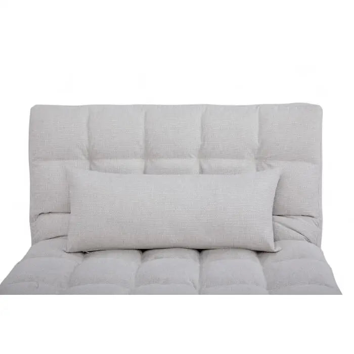 Sofá Cama Coral Tamaño Twin Color Gris Claro
